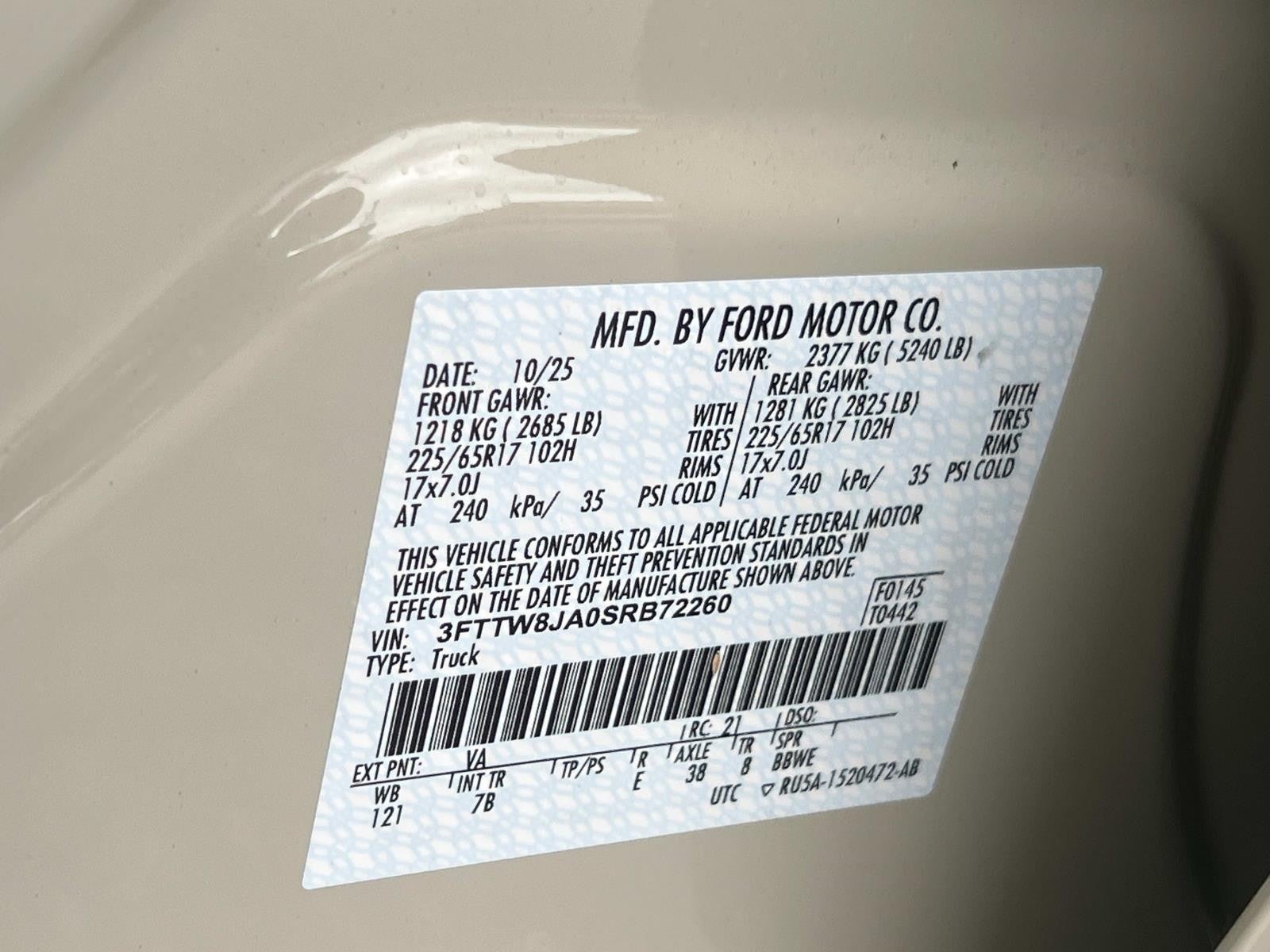 2025 Ford Maverick XLT SUPERCREW