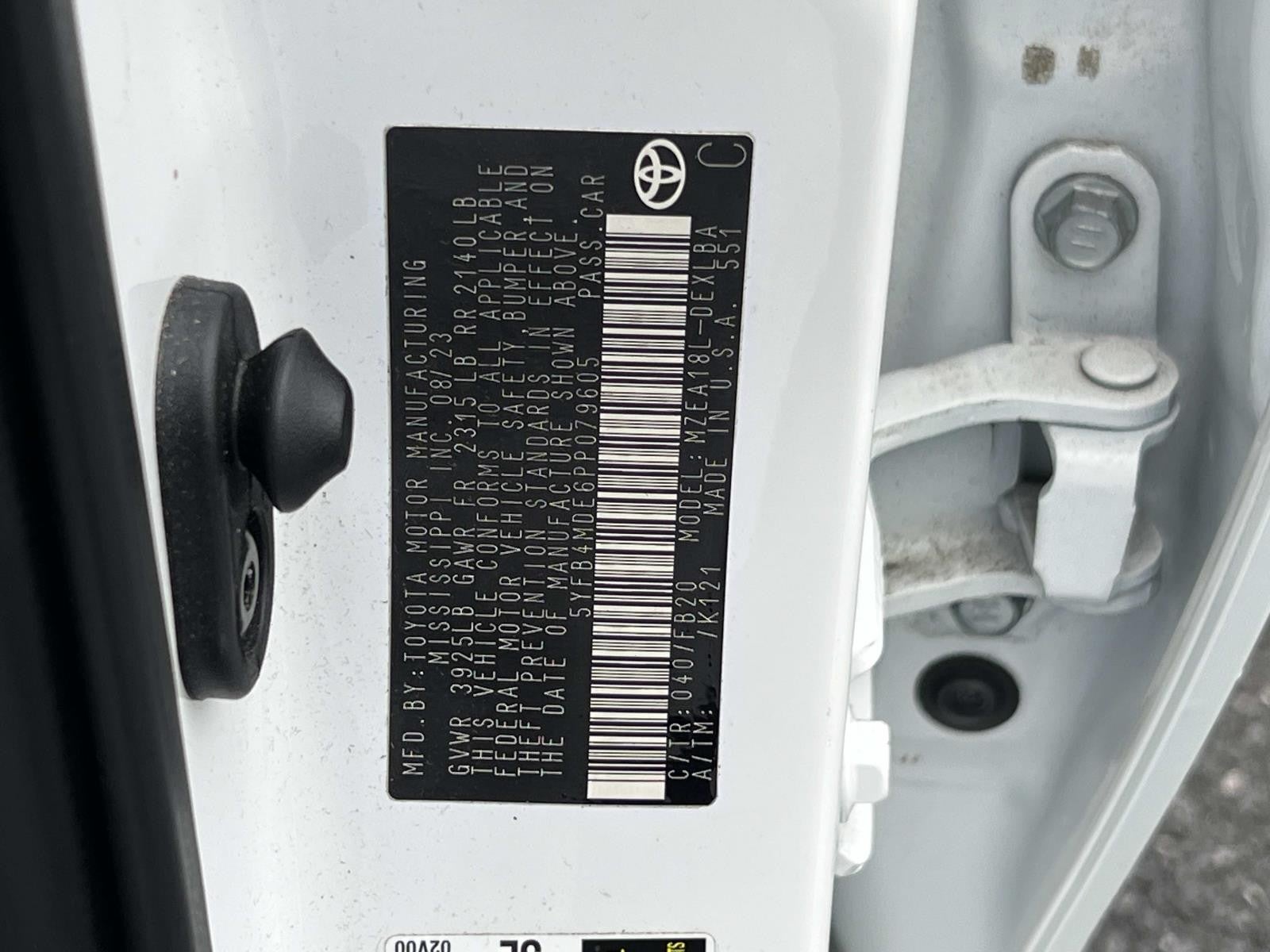 2023 Toyota Corolla LE CVT