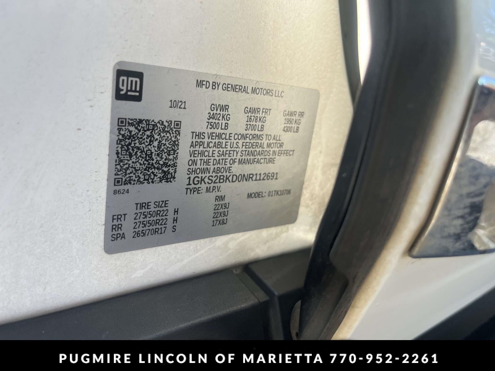 2022 GMC Yukon SLT