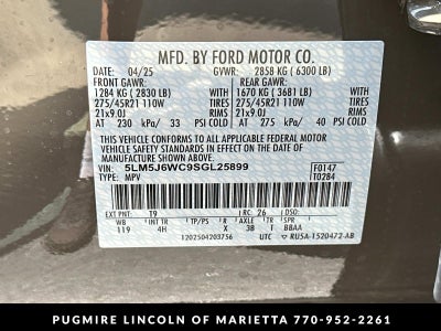 2025 Lincoln Aviator Premiere