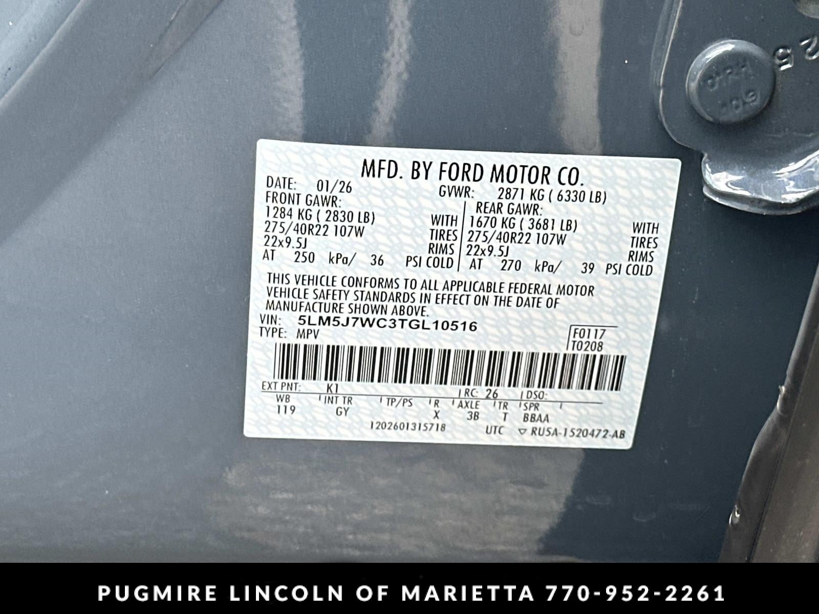 2026 Lincoln Aviator Reserve