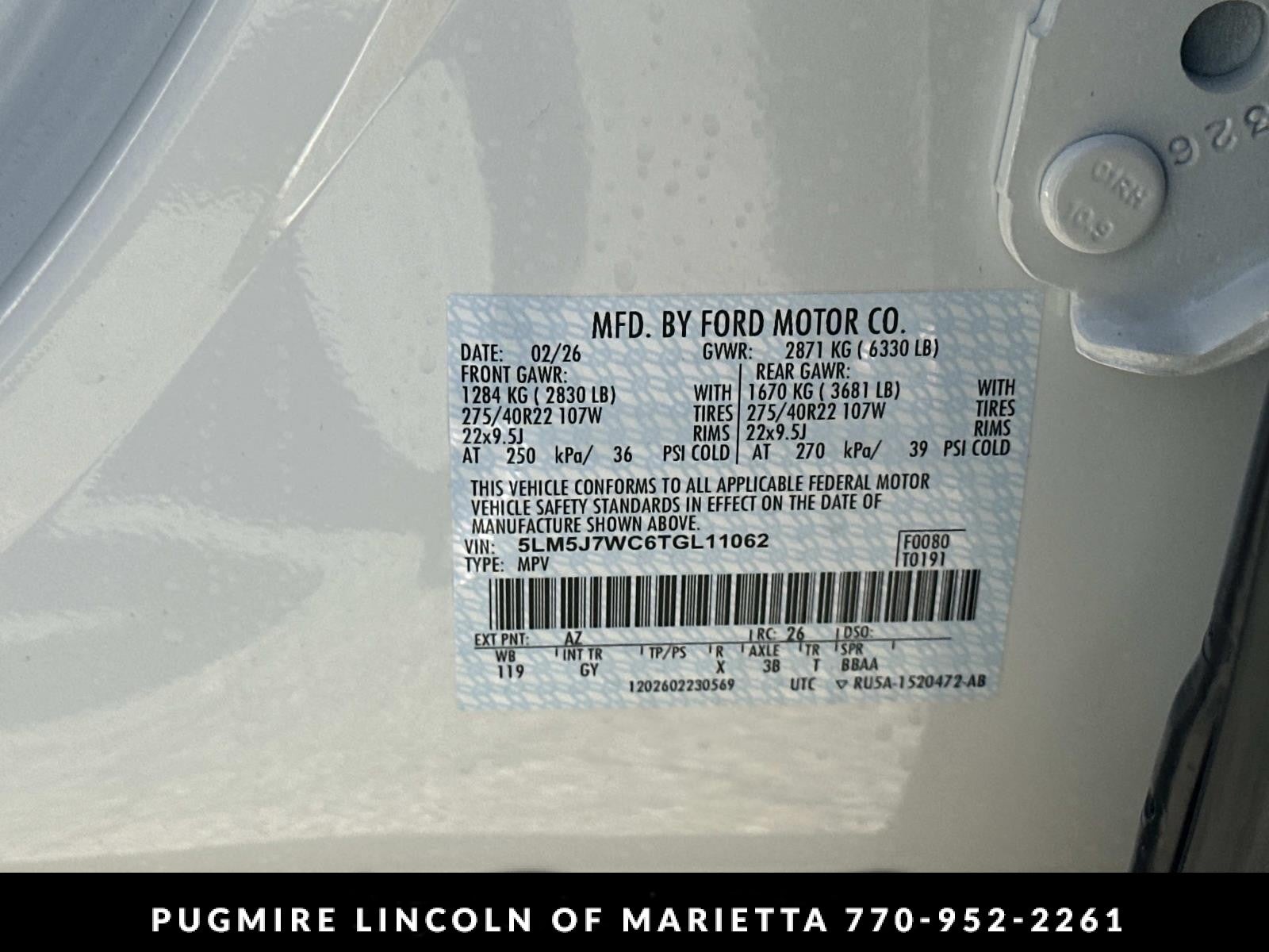 2026 Lincoln Aviator Reserve