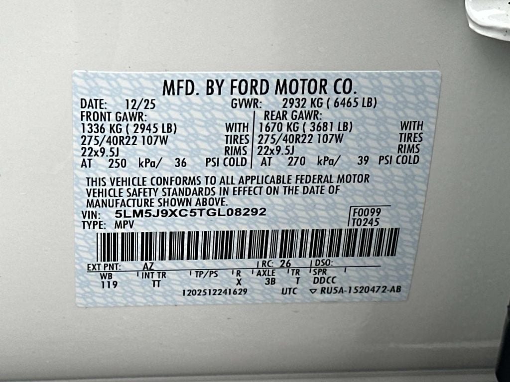 2026 Lincoln Aviator Black Label