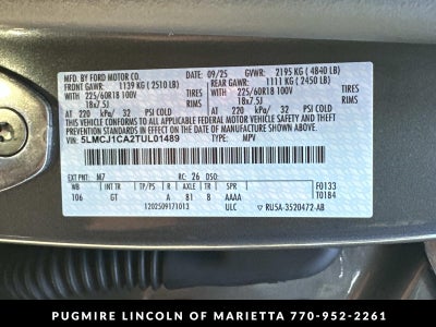 2026 Lincoln Corsair Premiere