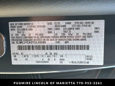 2026 Lincoln Corsair Premiere