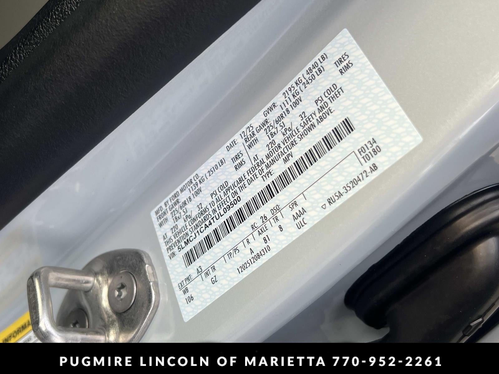 2026 Lincoln Corsair Premiere