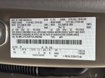 2026 Lincoln Corsair Premiere