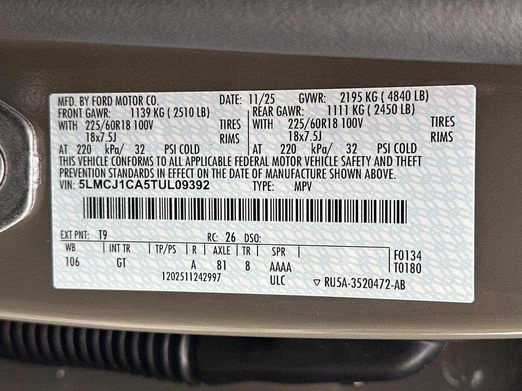 2026 Lincoln Corsair Premiere