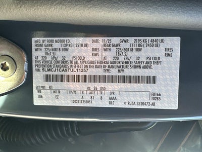 2026 Lincoln Corsair Premiere