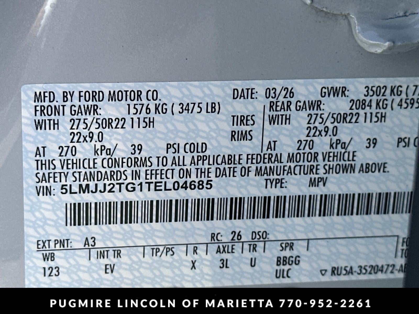 2026 Lincoln Navigator Black Label