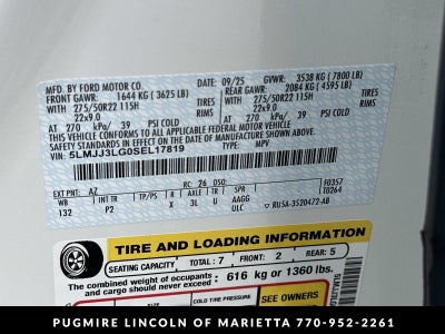 2025 Lincoln Navigator L Reserve