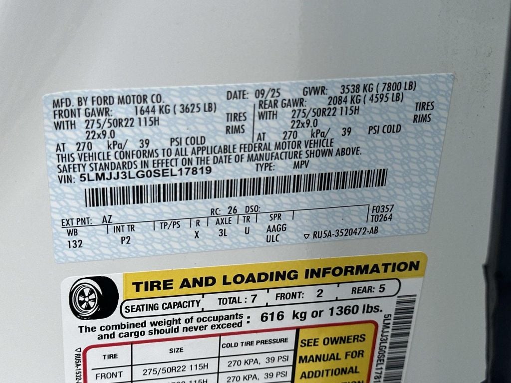 2025 Lincoln Navigator L Reserve