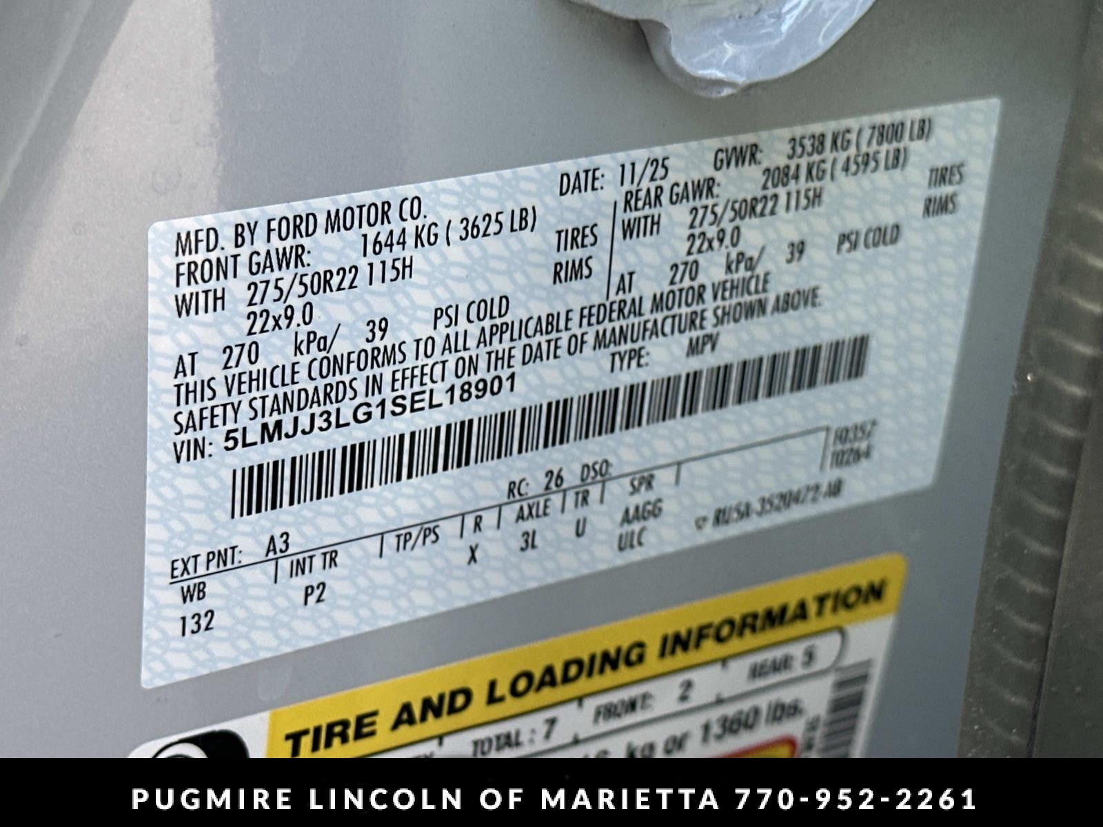 2025 Lincoln Navigator L Reserve