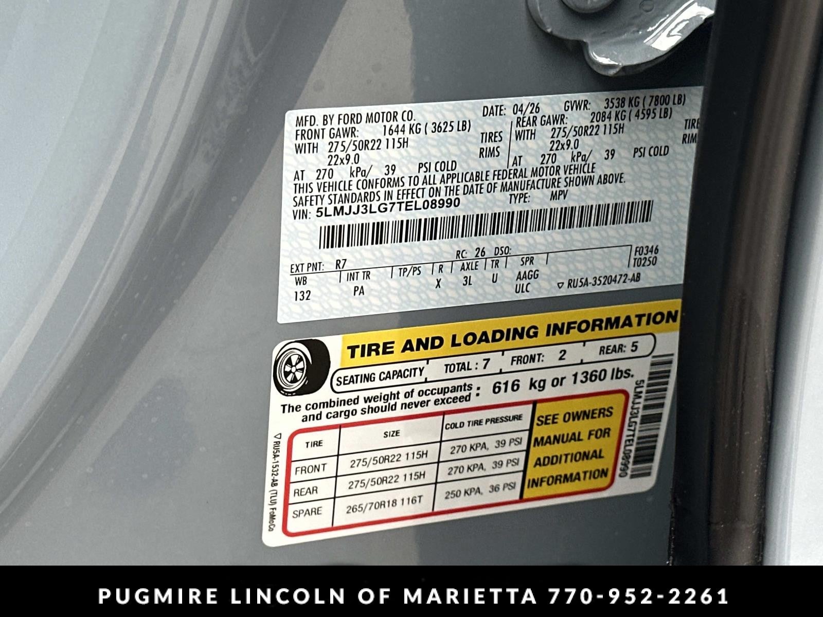 2026 Lincoln Navigator L Reserve