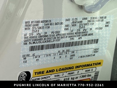 2025 Lincoln Navigator L Reserve