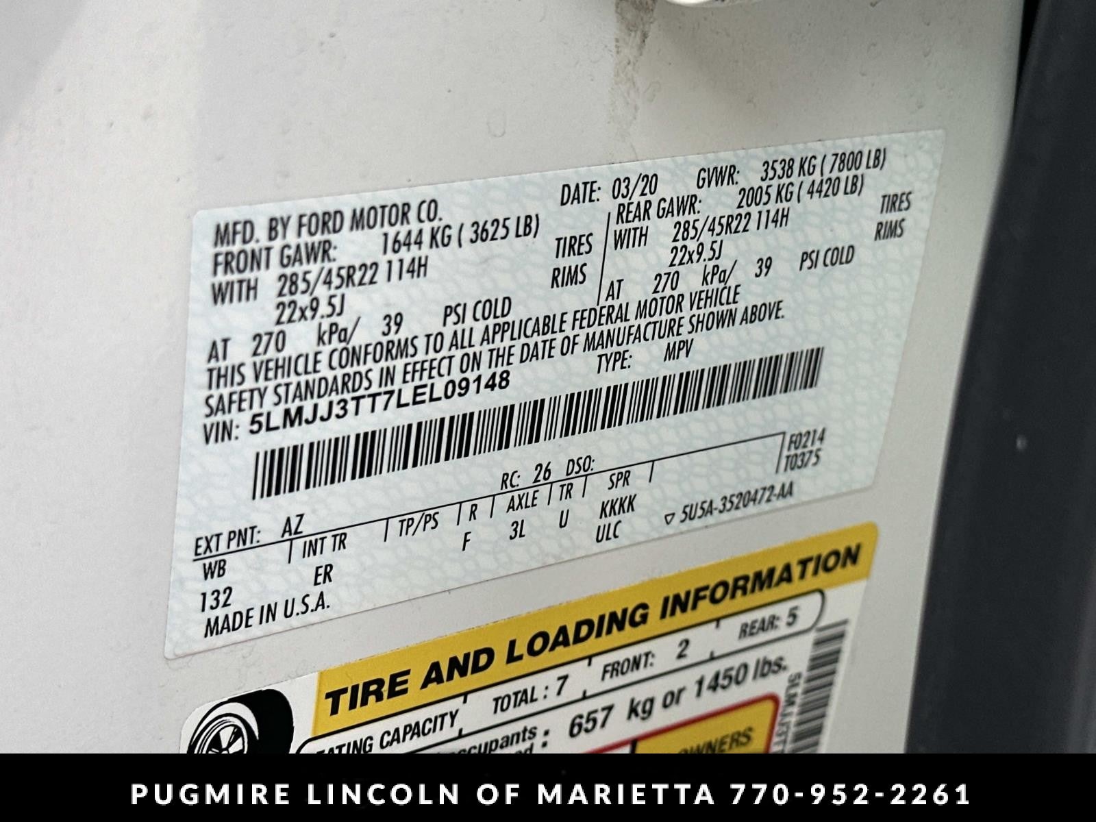 2020 Lincoln Navigator L L Black Label