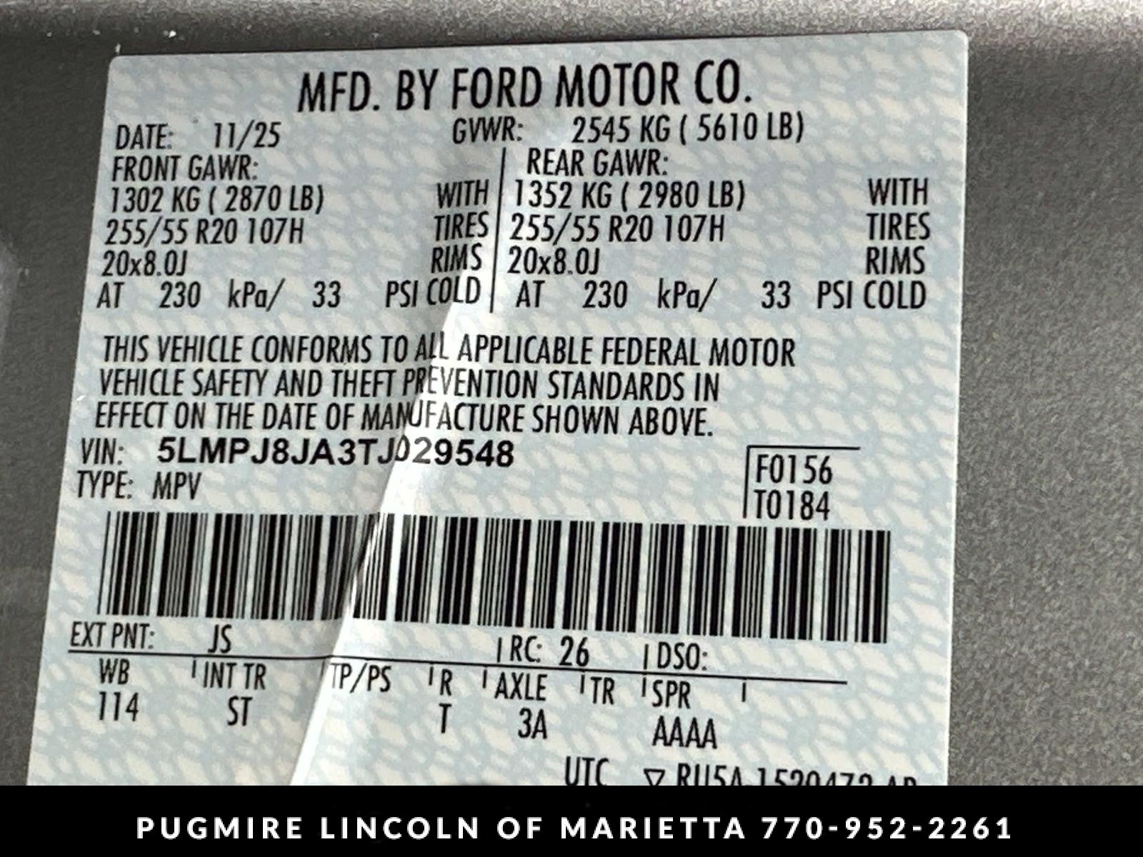 2026 Lincoln Nautilus Premiere