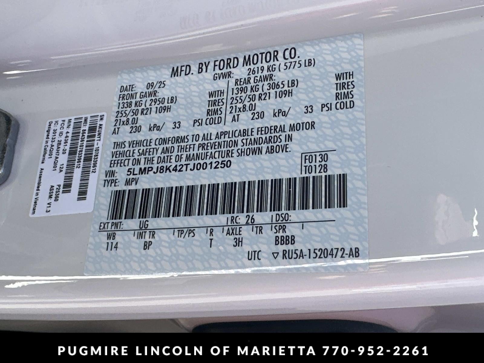 2026 Lincoln Nautilus Reserve