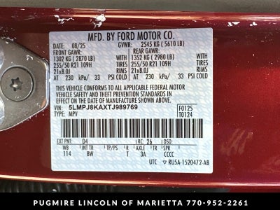 2026 Lincoln Nautilus Reserve