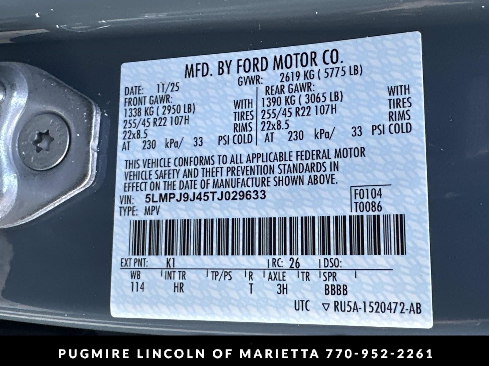 2026 Lincoln Nautilus Black Label