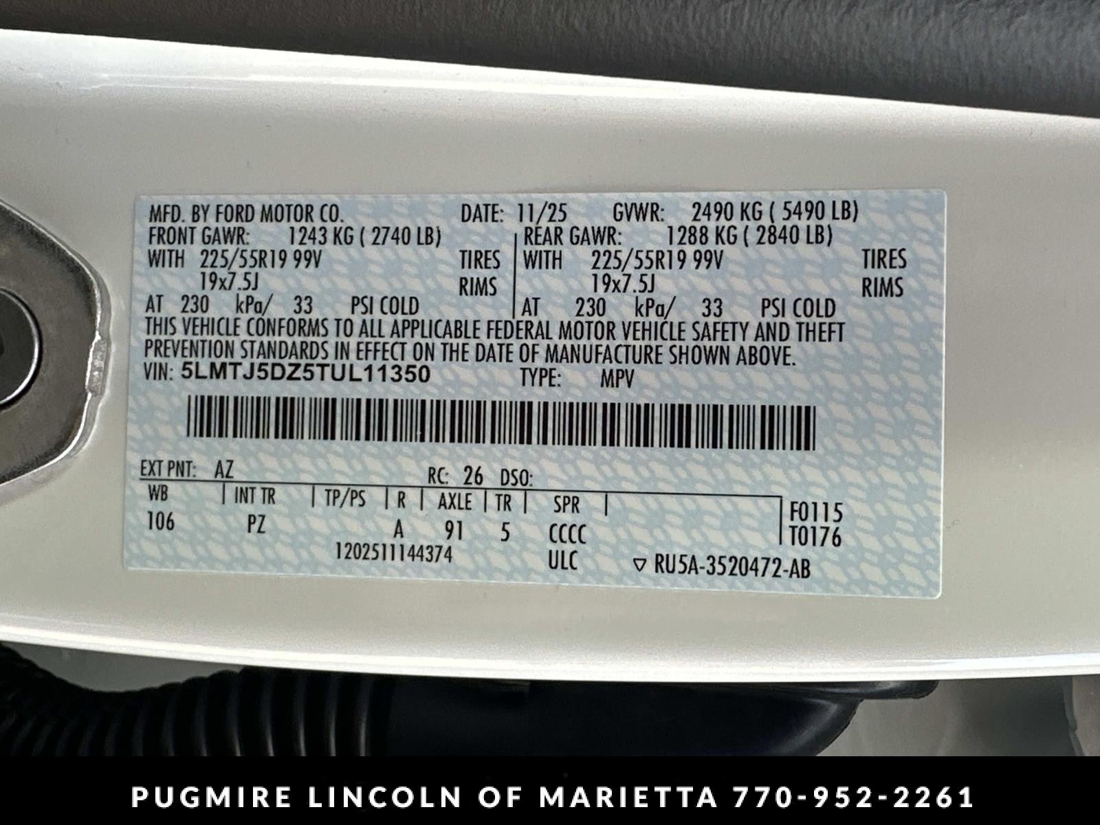 2026 Lincoln Corsair Grand Touring