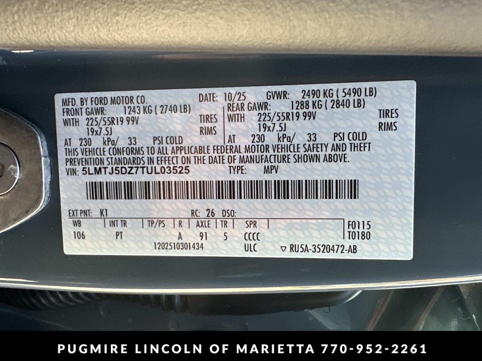 2026 Lincoln Corsair Plug-In Hybrid Grand Touring