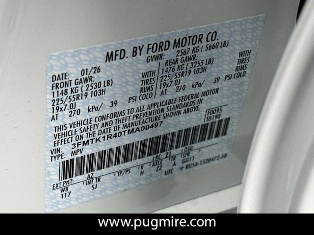 2026 Ford MUSTANG MACH-E SELECT RWD