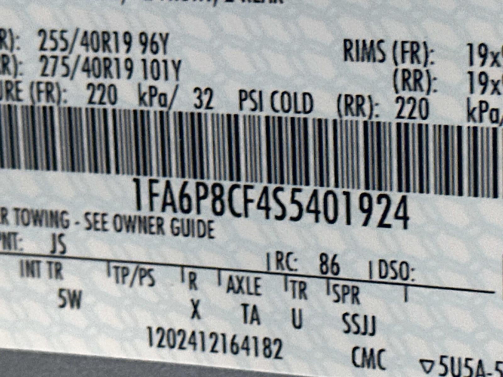 2025 Ford Mustang GT Premium RTR Spec 3