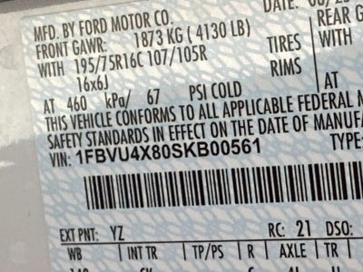 2025 Ford Transit Passenger Wagon T-350 HD 148 EL HIGH ROO