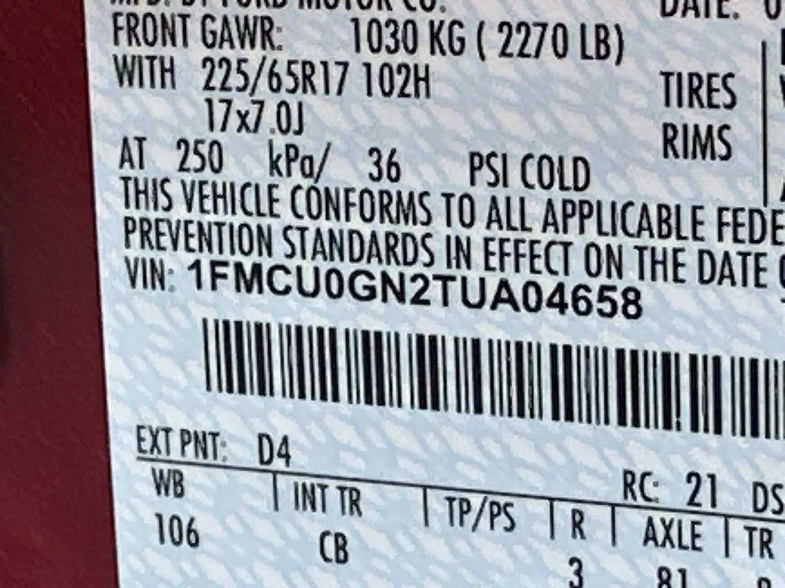 2026 Ford Escape ACTIVE FWD