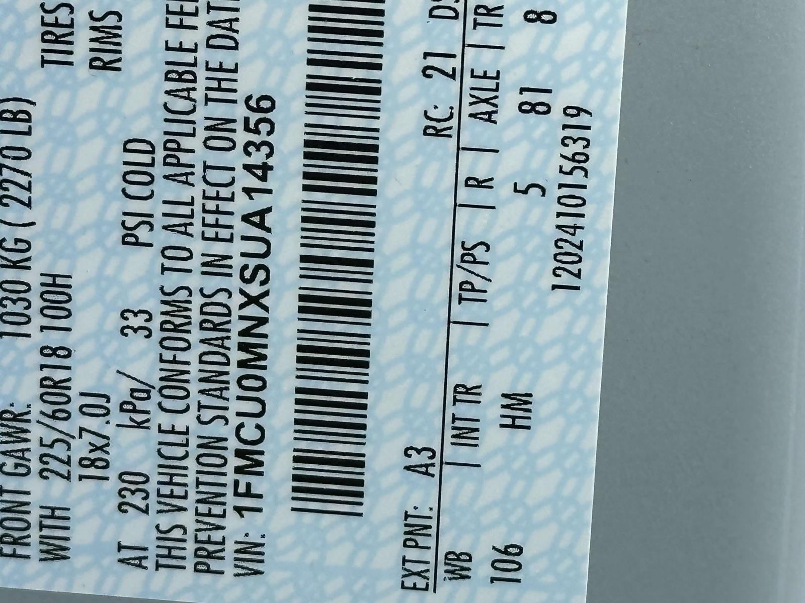 2025 Ford Escape ACTIVE FWD