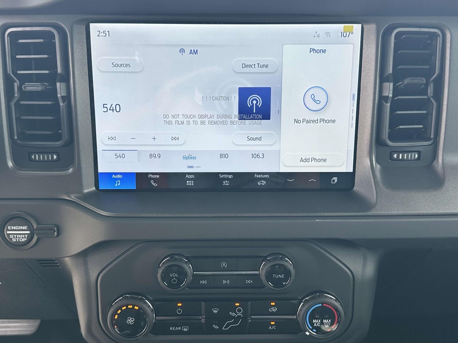 2025 Ford Bronco BASE 4 DOOR 4X4