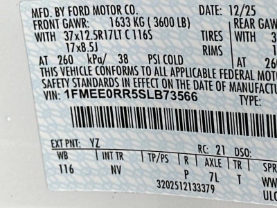 2025 Ford Bronco RAPTOR 4 DOOR ADVANCED 4X