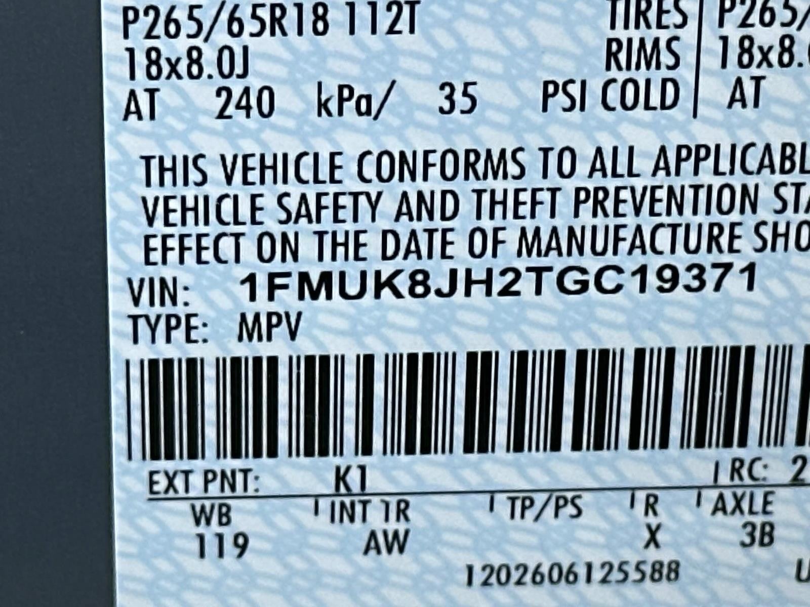 2026 Ford Explorer TREMOR 4WD