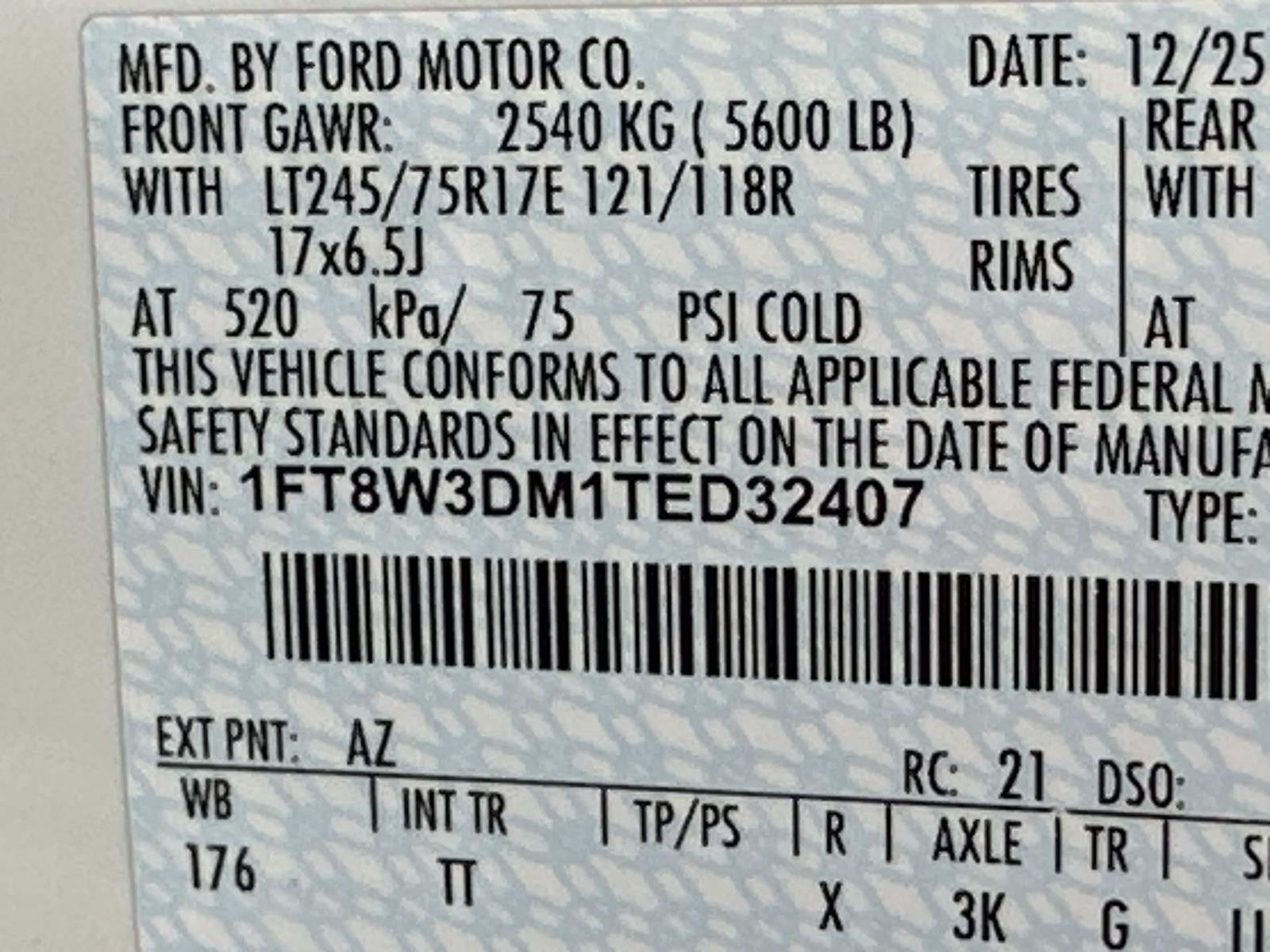 2026 Ford Super Duty F-350 DRW PLATINUM 4WD CREW CAB 8'