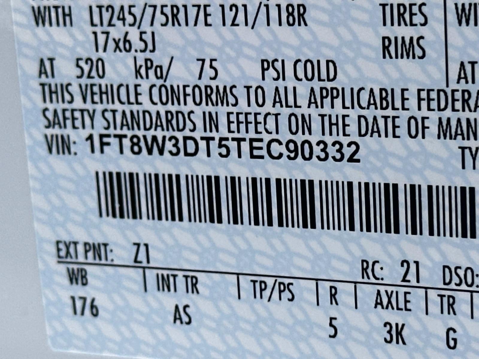 2026 Ford Super Duty F-350 DRW XL 4WD CREW CAB 8' BOX