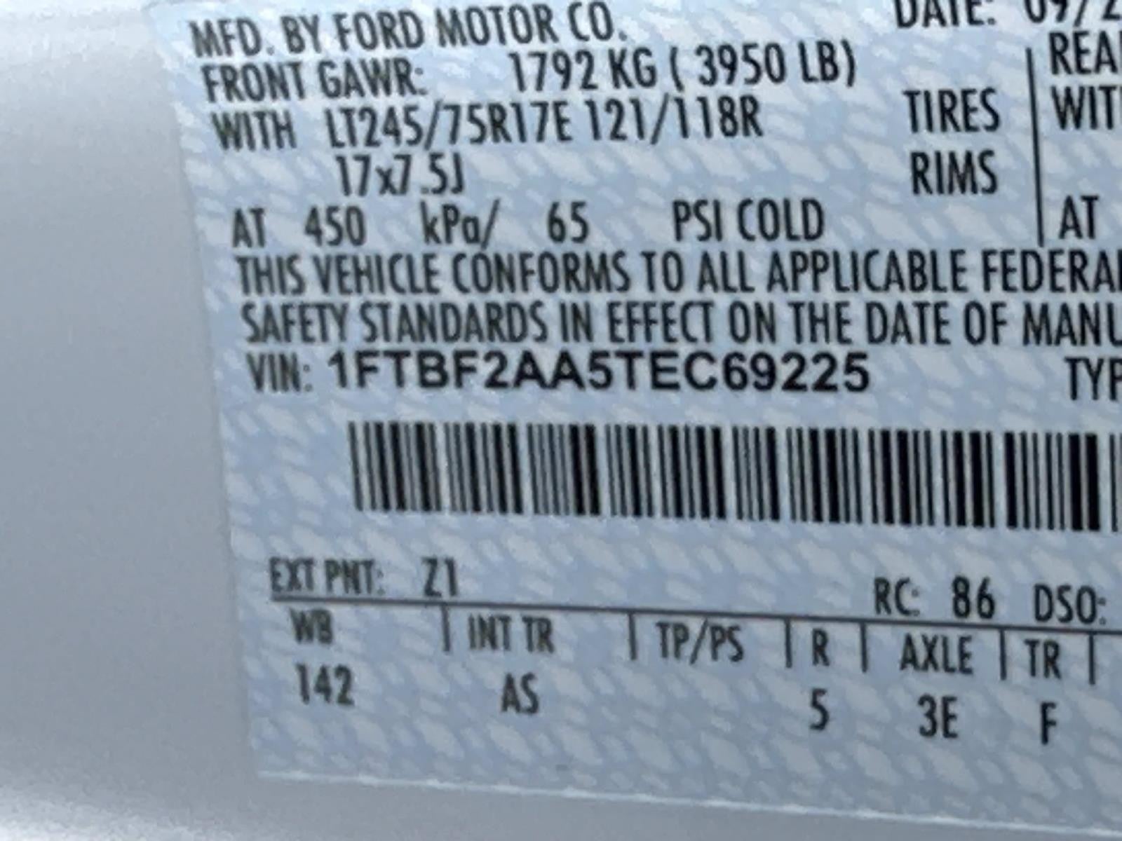 2026 Ford Super Duty F-250 SRW XL 2WD REG CAB 8' BOX