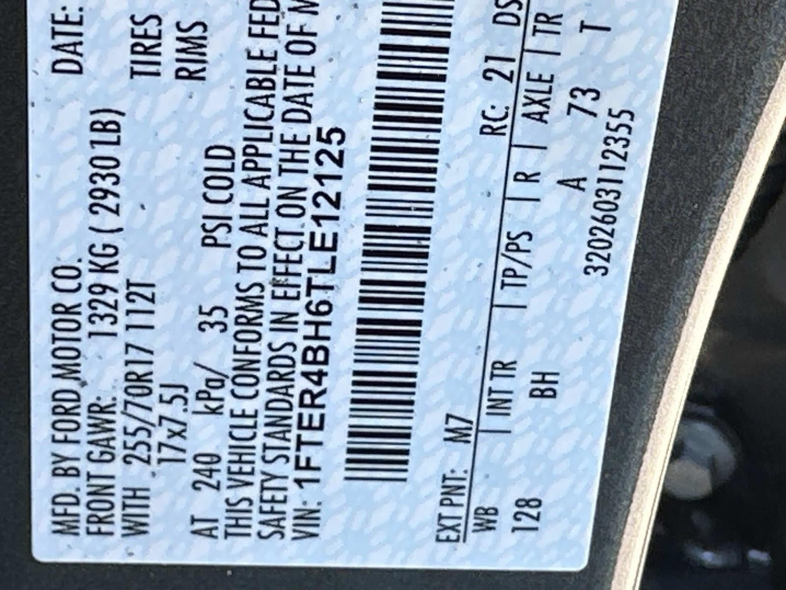 2026 Ford Ranger XL 2WD SUPERCREW 5' BOX