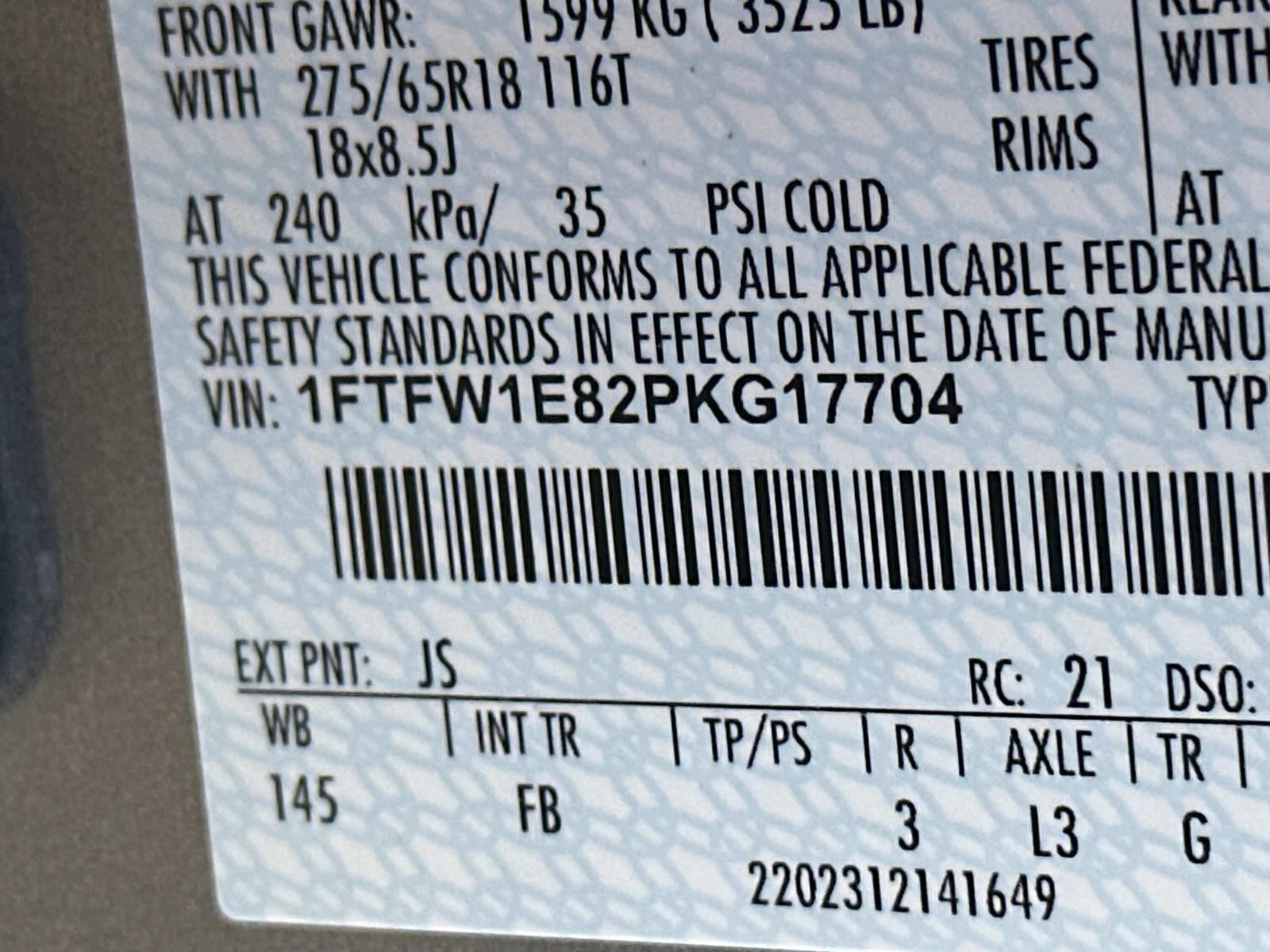 2023 Ford F-150 XLT 4WD SUPERCREW 5.5' BO