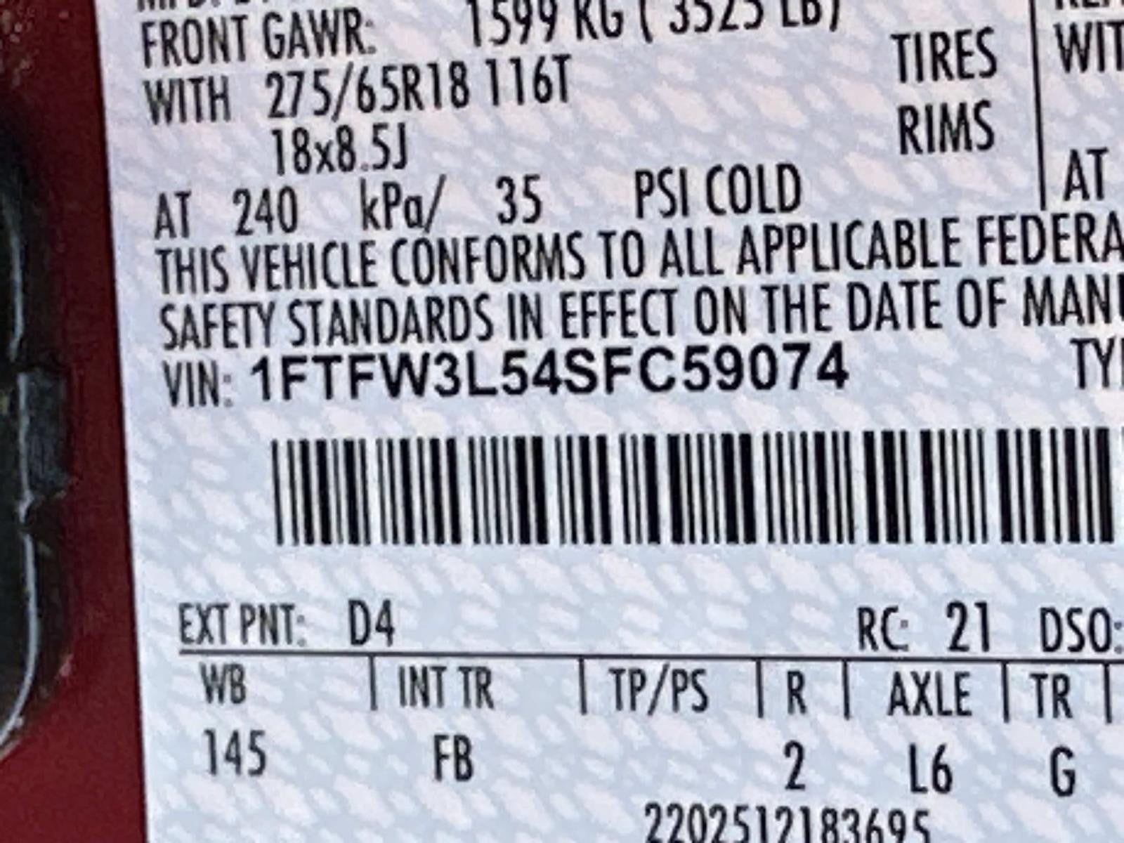 2025 Ford F-150 XLT 4WD SUPERCREW 5.5' BO