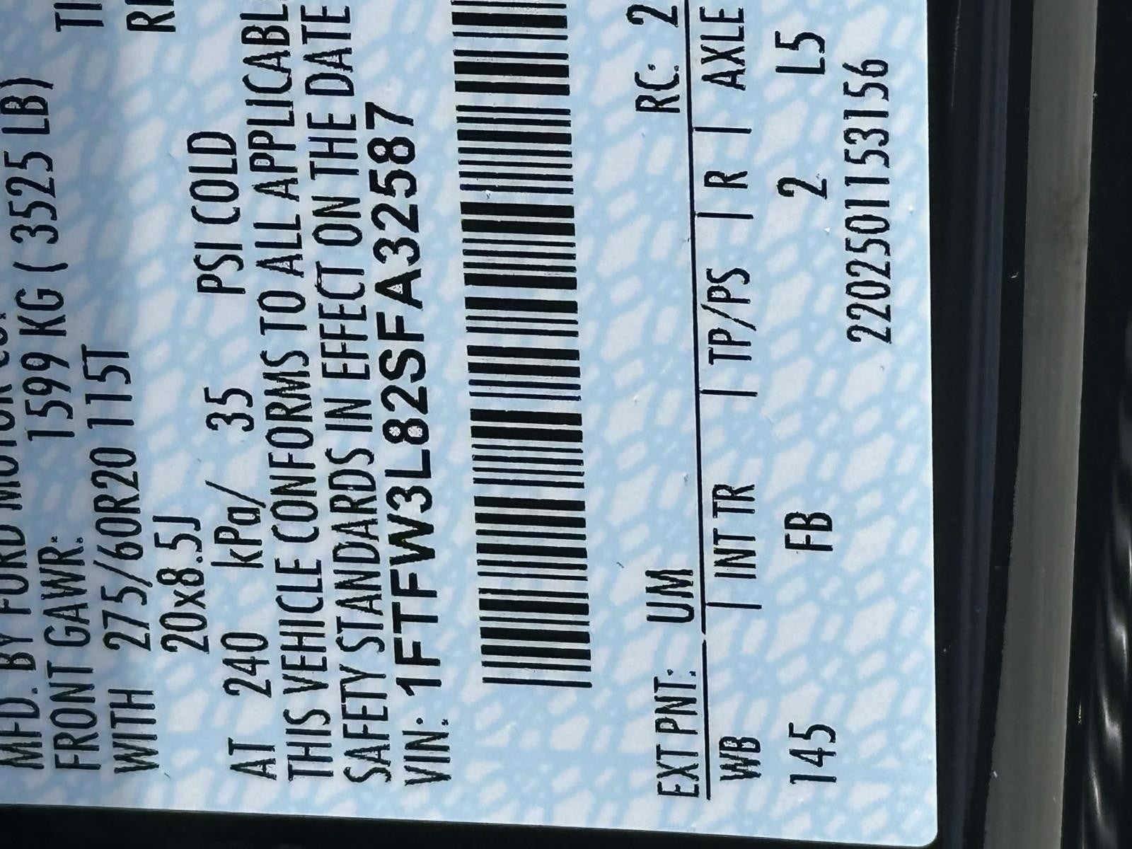 2025 Ford F-150 XLT 4WD SUPERCREW 5.5' PUG PACKAGE