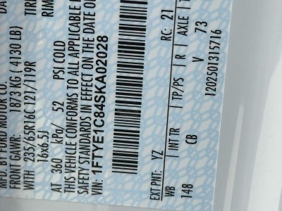 2025 Ford Transit Cargo Van T-150 148 MED RF 8670 GV