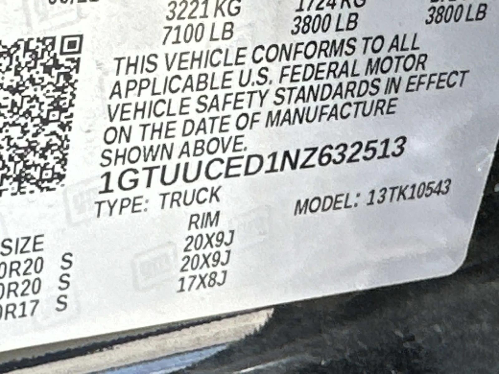 2022 GMC Sierra 1500 4WD CREW CAB 147 ELEVATI