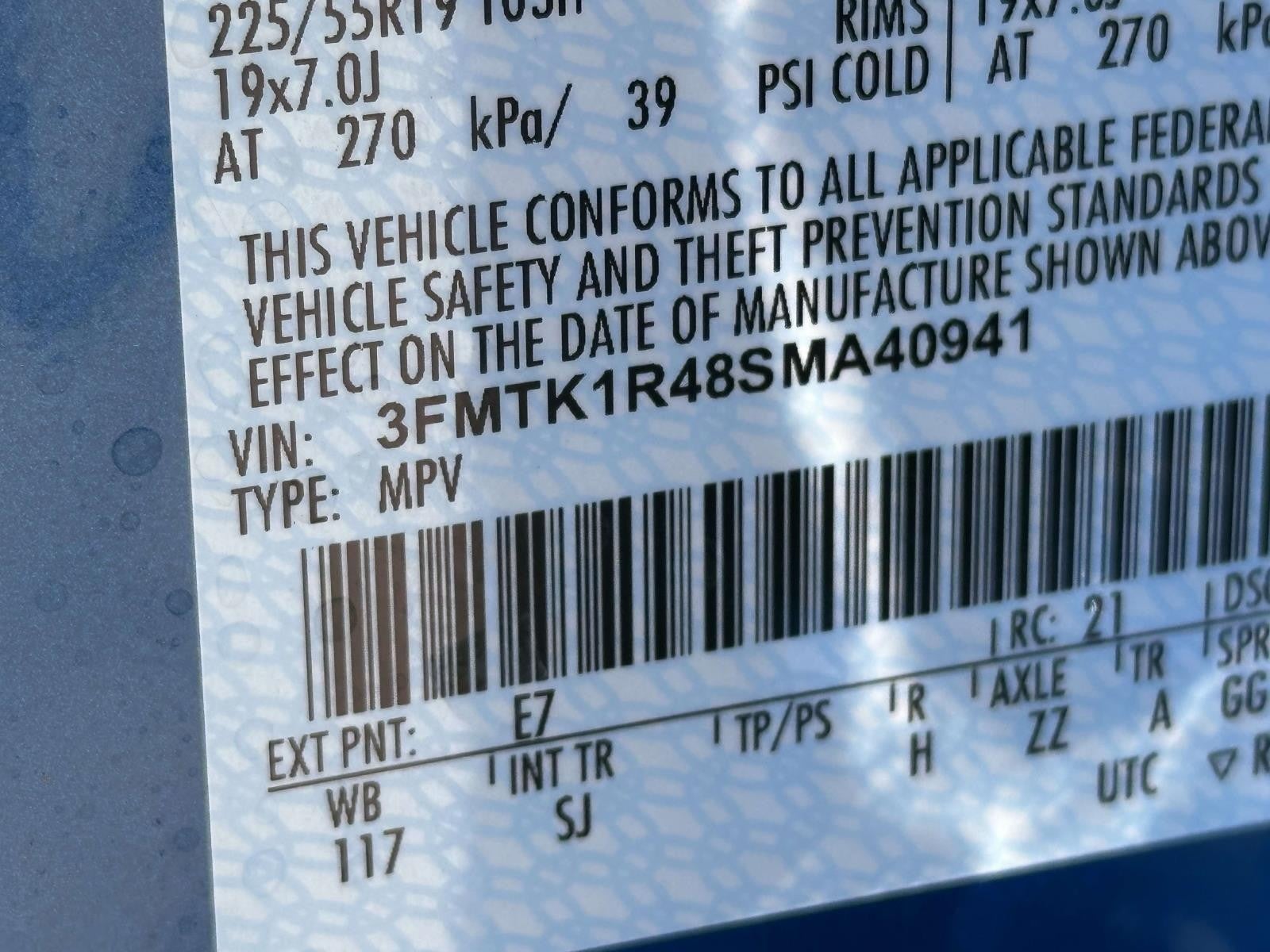 2025 Ford Mustang Mach-E SELECT RWD