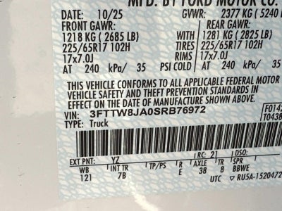 2025 Ford Maverick XLT AWD SUPERCREW